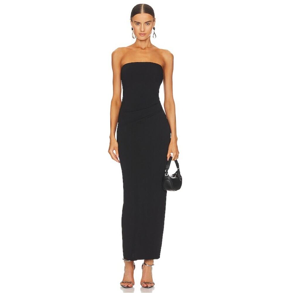 Bec & Bridge Black Strapless Dress